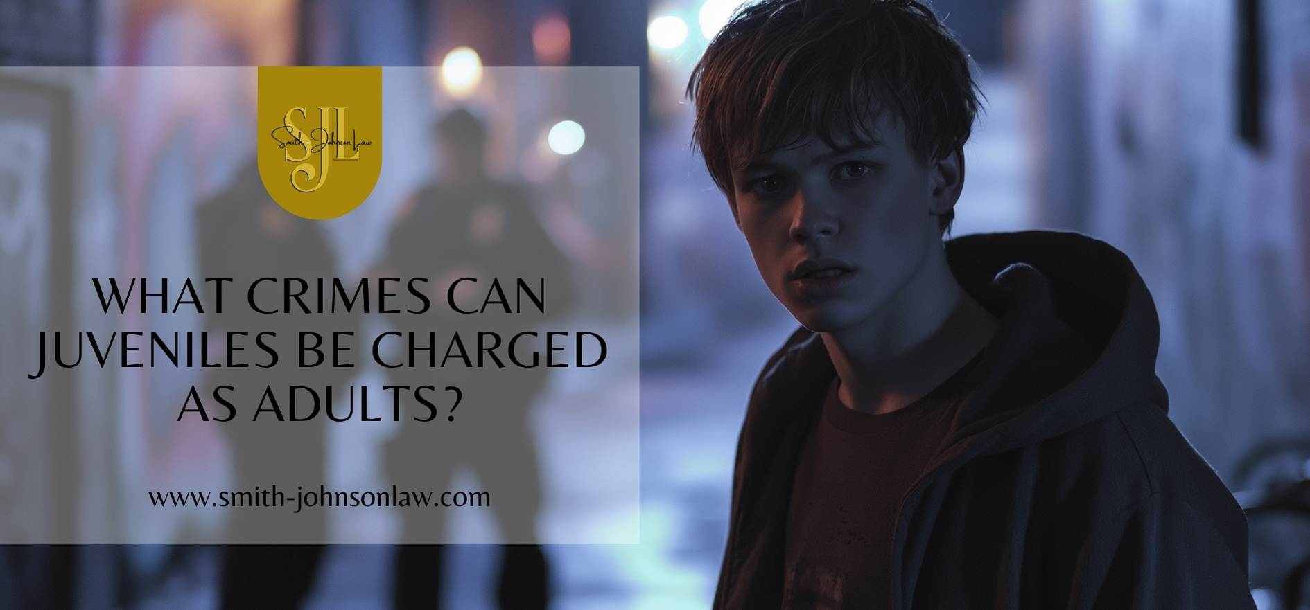 What Crimes Can Juveniles Be Charged as Adults - Juvenile Lawyer Lake County - Smith Johnson Law PLLC
